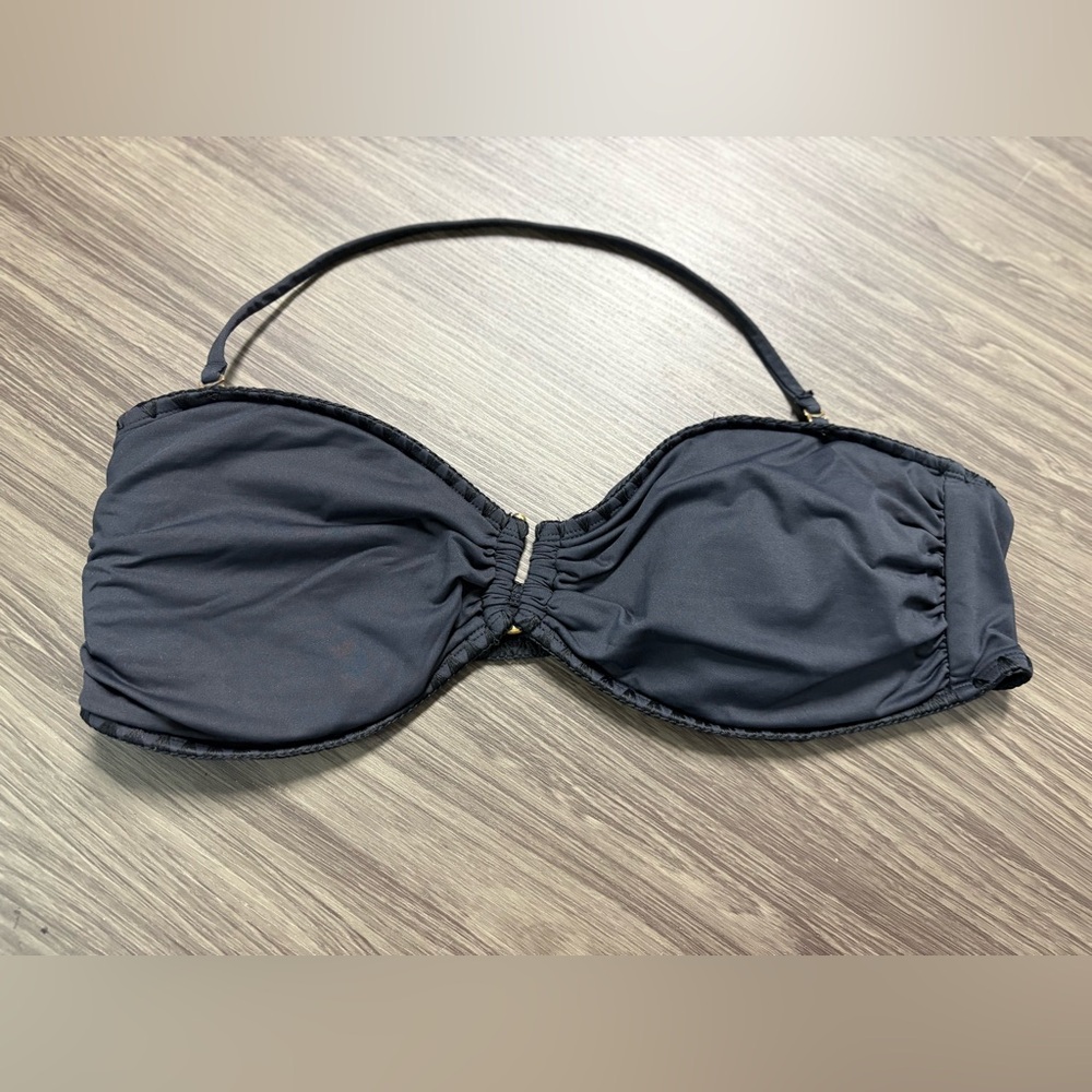 Vineyard Vines Black Bikini Top Size XL